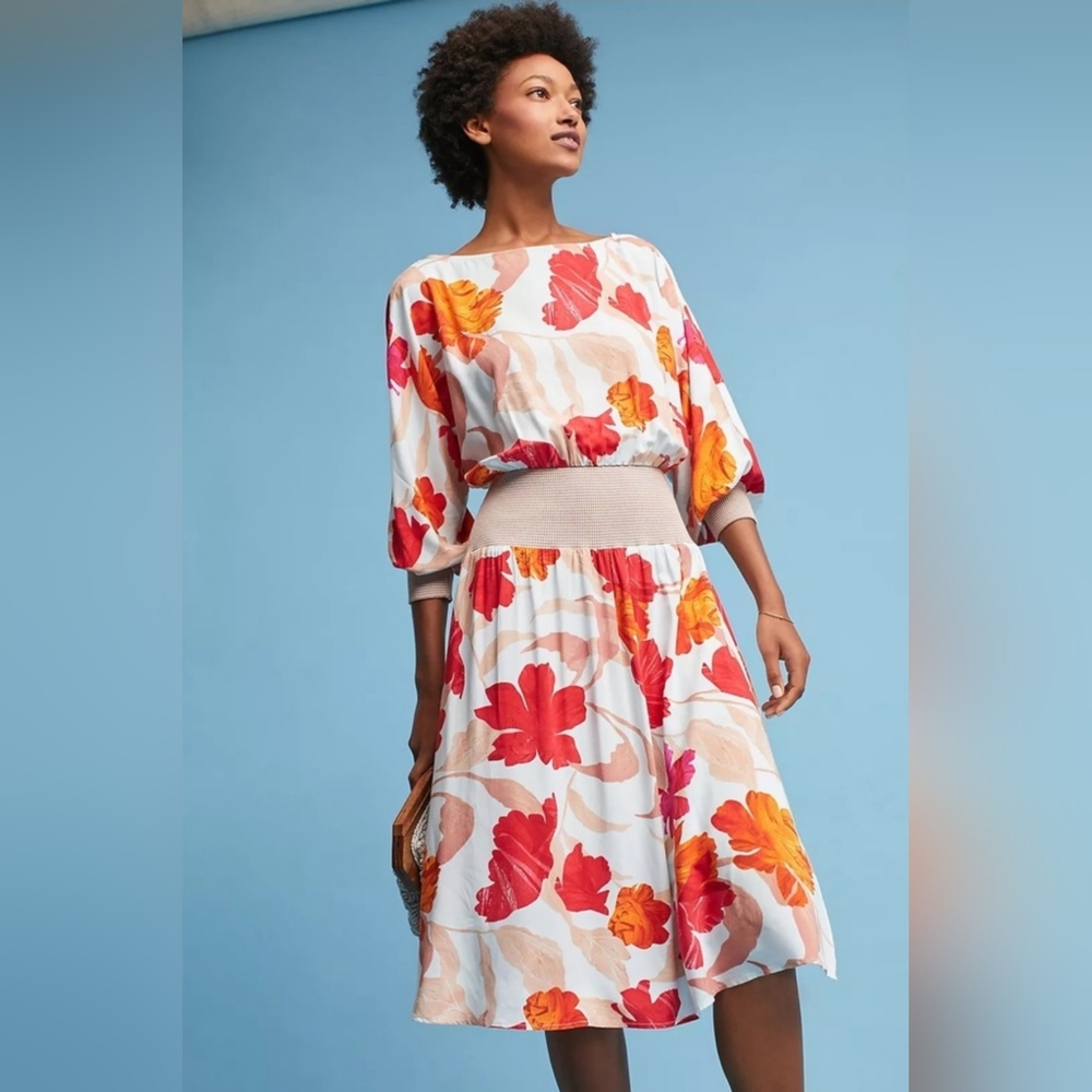 Anthropologie - Maeve Gemma Floral Dress